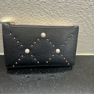 Elegant Kate Spade Black Studded Women's Wallet